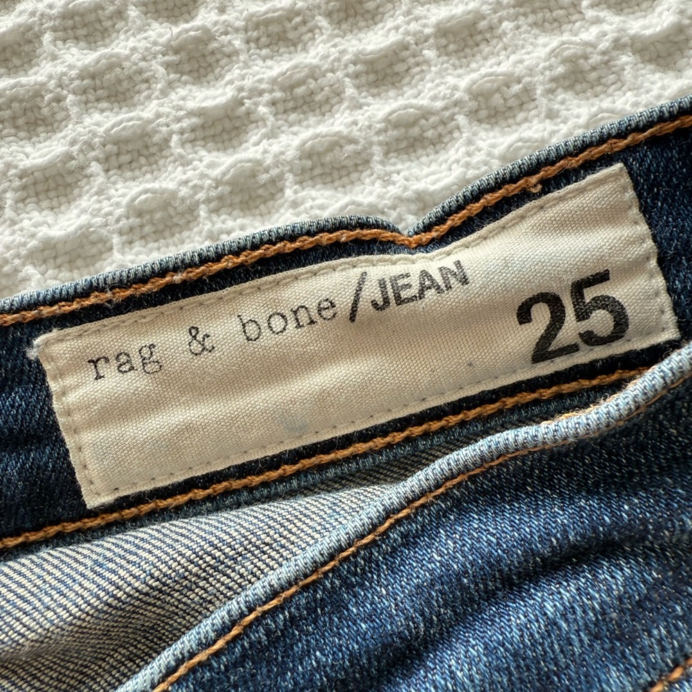 Rag & Bone Skinny Blue Jeans Size 25